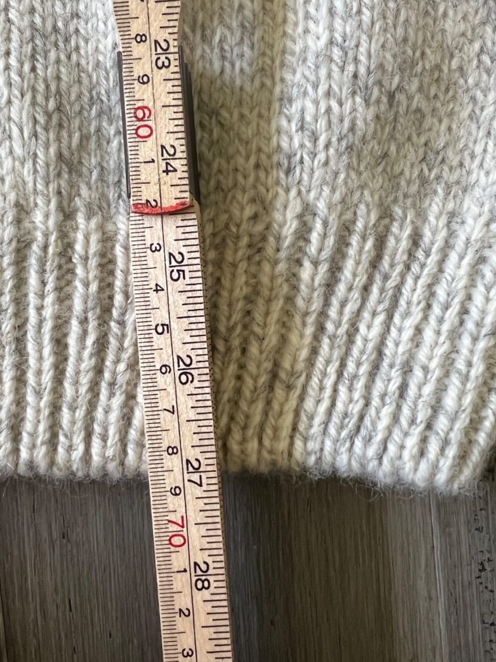 Devold of Norway Nansen Gray Melange Wool High Zip Neck Sweater M - Picture 8 of 10